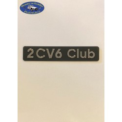 Monogramme 2CV6 Club